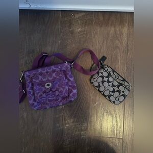 2 coach bags, like new